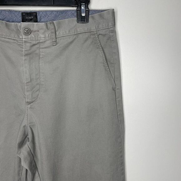 J.CREW Pants Mens 33 x 29 Gray 770 Straight Fit Chinos Stretch AR886 - Picture 2 of 12